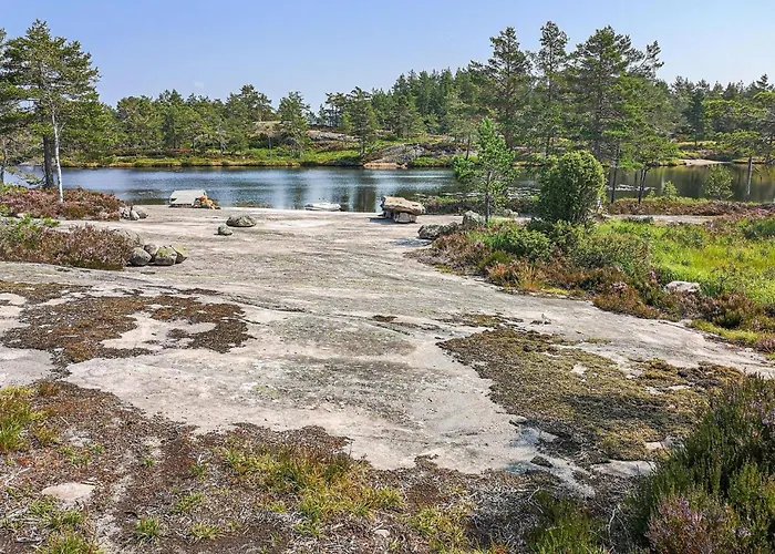 Stunning In Vatnestrom With Sauna Feriehus