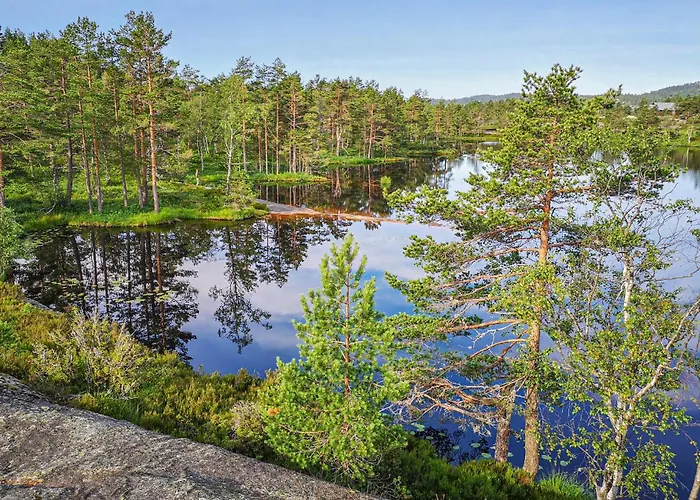 Stunning In Vatnestrom With Sauna * Skreeros