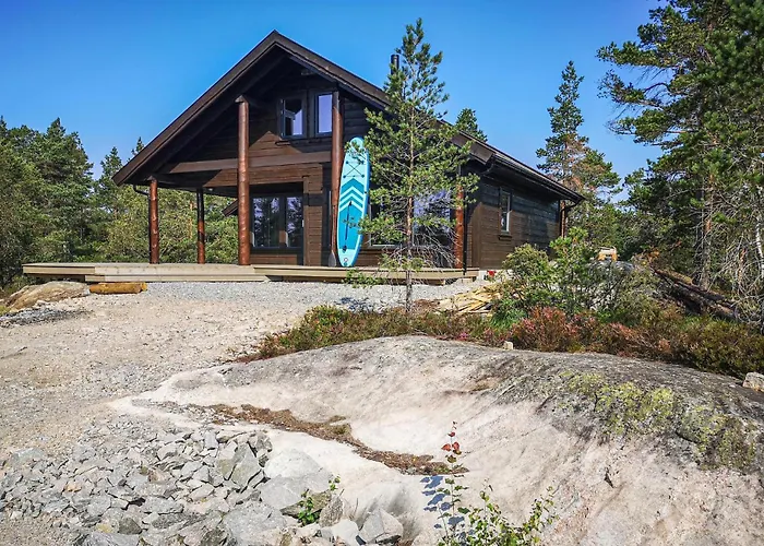 Feriehus Stunning In Vatnestrom With Sauna *